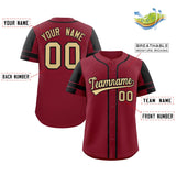 Custom Baseball Jersey Personalized Name Number Raglan Sleeves Athletic Shirt For Men Women Youth