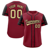 Custom Baseball Jersey Personalized Name Number Raglan Sleeves Athletic Shirt For Men Women Youth