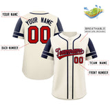 Custom Baseball Jersey Personalized Name Number Raglan Sleeves Athletic Shirt For Men Women Youth