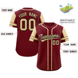 Custom Baseball Jersey Personalized Name Number Raglan Sleeves Baseball Sportwear For Men Women Youth