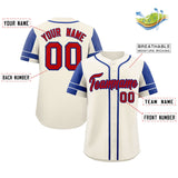 Custom Baseball Jersey Personalized Name Number Raglan Sleeves Baseball Button Up Shirts For Men Women Youth