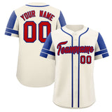 Custom Baseball Jersey Personalized Name Number Raglan Sleeves Baseball Button Up Shirts For Men Women Youth