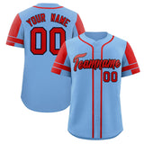 Custom Baseball Jersey Personalized Name Number Raglan Sleeves Baseball Button Up Shirts For Men Women Youth