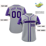 Custom Baseball Jersey Personalized Name Number Raglan Sleeves Baseball Button Up Tops For Men Women Youth