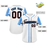 Custom Baseball Jersey Personalized Name Number Raglan Sleeves Baseball Button Up Tops For Men Women Youth