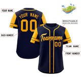 Custom Baseball Jersey Personalized Name Number Raglan Sleeves Button Up Hip Pop Shirt For Men Women Youth