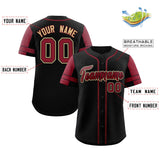 Custom Baseball Jersey Personalized Name Number Raglan Sleeves Button Up Hip Pop Shirt For Men Women Youth