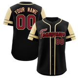 Custom Baseball Jersey Personalized Name Number Raglan Sleeves Button Up Hip Pop Shirt For Men Women Youth