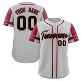 Custom Baseball Jersey Personalized Name Number Raglan Sleeves Button Up Athletic Shirt For Men Women Youth