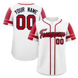 Custom Baseball Jersey Personalized Name Number Raglan Sleeves Button Up Athletic Shirt For Men Women Youth