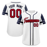 Custom Baseball Jersey Personalized Name Number Raglan Sleeves Button Up Athletic Shirt For Men Women Youth