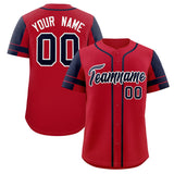 Custom Baseball Jersey Personalized Name Number Raglan Sleeves Button Up Athletic Shirt For Men Women Youth