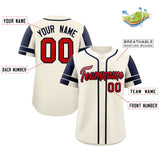 Custom Baseball Jersey Personalized Name Number Raglan Sleeves Button Up Athletic Shirt For Men Women Youth