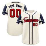 Custom Baseball Jersey Personalized Name Number Raglan Sleeves Button Up Athletic Shirt For Men Women Youth