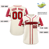 Custom Baseball Jersey Personalized Name Number Raglan Sleeves Button Up Baseball Streetstyle Shirt For Men Women Youth