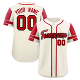Custom Baseball Jersey Personalized Name Number Raglan Sleeves Button Up Baseball Streetstyle Shirt For Men Women Youth