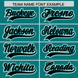 Custom Aqua Graffiti Pattern Personalized Multicolored Flames Print Authentic Baseball Jersey