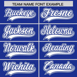 Custom Royal Graffiti Pattern Personalized Multicolored Flames Print Authentic Baseball Jersey