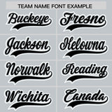 Custom Silver Graffiti Pattern Personalized Multicolored Flames Print Authentic Baseball Jersey