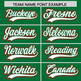 Custom Kelly Green Graffiti Pattern Personalized Multicolored Flames Print Authentic Baseball Jersey
