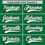 Custom Kelly Green Graffiti Pattern Personalized Multicolored Flames Print Authentic Baseball Jersey