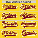 Custom Gold Graffiti Pattern Personalized Multicolored Flames Print Authentic Baseball Jersey