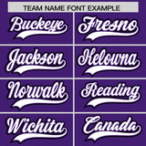 Custom Purple Graffiti Pattern Personalized Multicolored Flames Print Authentic Baseball Jersey