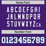 Custom Purple Graffiti Pattern Personalized Multicolored Flames Print Authentic Baseball Jersey