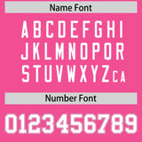 Custom Pink Graffiti Pattern Personalized Multicolored Flames Print Authentic Baseball Jersey
