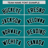 Custom Aqua Graffiti Pattern Personalized Multicolored Flames Print Authentic Baseball Jersey