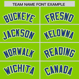Custom Neon Green Graffiti Pattern Personalized Multicolored Flames Print Authentic Baseball Jersey