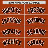 Custom Texas Orange Graffiti Pattern Personalized Multicolored Flames Print Authentic Baseball Jersey