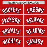 Custom Red Graffiti Pattern Personalized Multicolored Flames Print Authentic Baseball Jersey