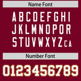 Custom Crimson Graffiti Pattern Personalized Multicolored Flames Print Authentic Baseball Jersey