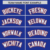 Custom Royal Graffiti Pattern Personalized Multicolored Flames Print Authentic Baseball Jersey