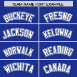 Custom Royal Graffiti Pattern Personalized Multicolored Flames Print Authentic Baseball Jersey