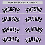 Custom Light Purple Graffiti Pattern Personalized Multicolored Flames Print Authentic Baseball Jersey