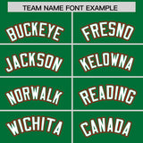 Custom Kelly Green Graffiti Pattern Personalized Multicolored Flames Print Authentic Baseball Jersey