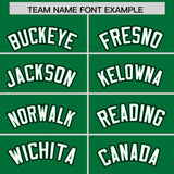 Custom Kelly Green Graffiti Pattern Personalized Multicolored Flames Print Authentic Baseball Jersey