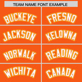 Custom Orange Graffiti Pattern Personalized Multicolored Flames Print Authentic Baseball Jersey