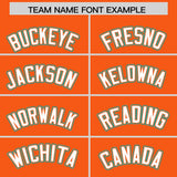 Custom Orange Graffiti Pattern Personalized Multicolored Flames Print Authentic Baseball Jersey
