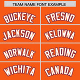 Custom Orange Graffiti Pattern Personalized Multicolored Flames Print Authentic Baseball Jersey