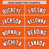 Custom Orange Graffiti Pattern Personalized Multicolored Flames Print Authentic Baseball Jersey