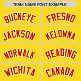 Custom Gold Graffiti Pattern Personalized Multicolored Flames Print Authentic Baseball Jersey