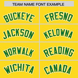 Custom Gold Graffiti Pattern Personalized Multicolored Flames Print Authentic Baseball Jersey
