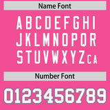 Custom Pink Graffiti Pattern Personalized Multicolored Flames Print Authentic Baseball Jersey