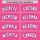 Custom Pink Graffiti Pattern Personalized Multicolored Flames Print Authentic Baseball Jersey