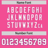 Custom Pink Graffiti Pattern Personalized Multicolored Flames Print Authentic Baseball Jersey