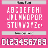 Custom Pink Graffiti Pattern Personalized Multicolored Flames Print Authentic Baseball Jersey