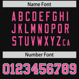 Custom Black Graffiti Pattern Personalized Multicolored Flames Print Authentic Baseball Jersey